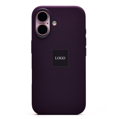 Чехол-накладка для Apple iPhone 16 (сиреневый) ORG Silicone Case SafeMag с анимацией