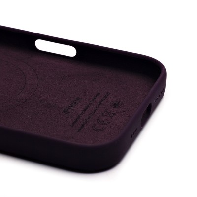 Чехол-накладка для Apple iPhone 16 (сиреневый) ORG Silicone Case SafeMag с анимацией