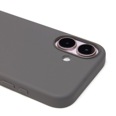 Чехол-накладка для Apple iPhone 16 (каменный серый) ORG Silicone Case SafeMag с анимацией