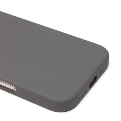Чехол-накладка для Apple iPhone 16 (каменный серый) ORG Silicone Case SafeMag с анимацией