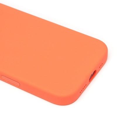 Чехол-накладка для Apple iPhone 16 (мандариновый) ORG Silicone Case SafeMag с анимацией