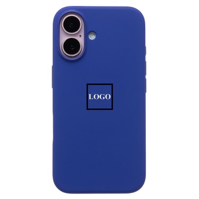 Чехол-накладка для Apple iPhone 16 (ультрамарин) ORG Silicone Case SafeMag с анимацией