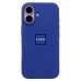 Чехол-накладка для Apple iPhone 16 (ультрамарин) ORG Silicone Case SafeMag с анимацией