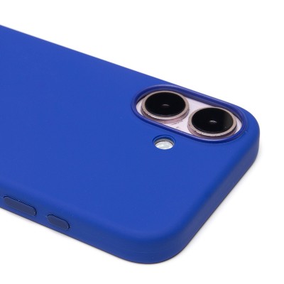 Чехол-накладка для Apple iPhone 16 (ультрамарин) ORG Silicone Case SafeMag с анимацией