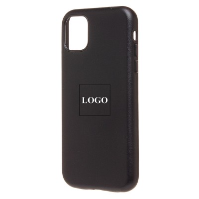 Чехол-накладка для Apple iPhone 11 (черный) ORG SM002 экокожа SafeMag