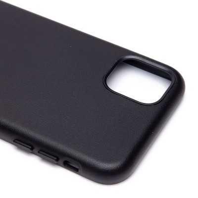 Чехол-накладка для Apple iPhone 11 (черный) ORG SM002 экокожа SafeMag