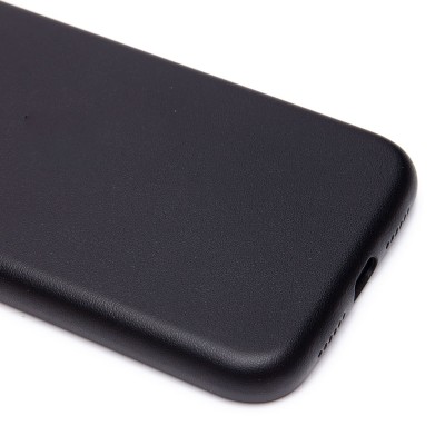 Чехол-накладка для Apple iPhone 11 (черный) ORG SM002 экокожа SafeMag