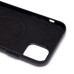Чехол-накладка для Apple iPhone 11 (черный) ORG SM002 экокожа SafeMag