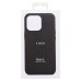 Чехол-накладка для Apple iPhone 11 (черный) ORG SM002 экокожа SafeMag