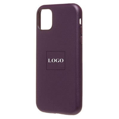 Чехол-накладка для Apple iPhone 11 (багровый) ORG SM002 экокожа SafeMag