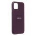 Чехол-накладка для Apple iPhone 11 (багровый) ORG SM002 экокожа SafeMag