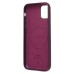 Чехол-накладка для Apple iPhone 11 (багровый) ORG SM002 экокожа SafeMag