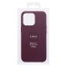 Чехол-накладка для Apple iPhone 11 (багровый) ORG SM002 экокожа SafeMag