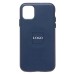 Чехол-накладка для Apple iPhone 11 (тихоокеанский синий) ORG SM002 экокожа SafeMag