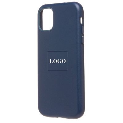 Чехол-накладка для Apple iPhone 11 (тихоокеанский синий) ORG SM002 экокожа SafeMag