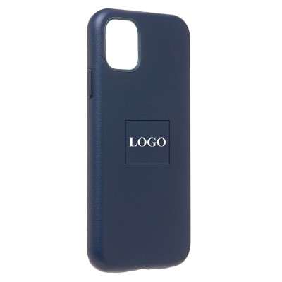 Чехол-накладка для Apple iPhone 11 (тихоокеанский синий) ORG SM002 экокожа SafeMag