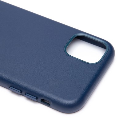 Чехол-накладка для Apple iPhone 11 (тихоокеанский синий) ORG SM002 экокожа SafeMag