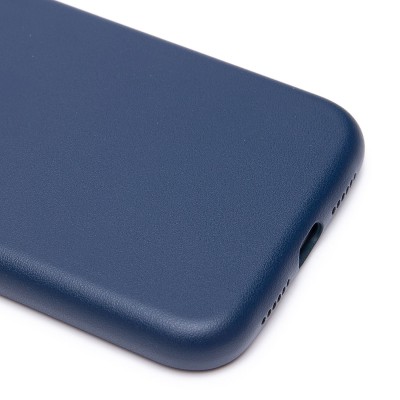 Чехол-накладка для Apple iPhone 11 (тихоокеанский синий) ORG SM002 экокожа SafeMag