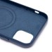 Чехол-накладка для Apple iPhone 11 (тихоокеанский синий) ORG SM002 экокожа SafeMag