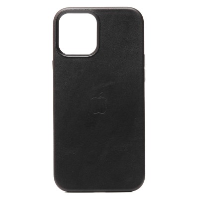 Чехол-накладка для Apple iPhone 12 Pro Max (черный) ORG SM002 экокожа SafeMag
