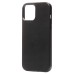 Чехол-накладка для Apple iPhone 12 Pro Max (черный) ORG SM002 экокожа SafeMag