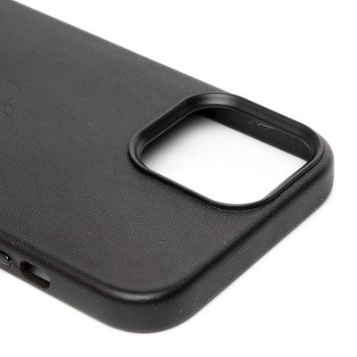 Чехол-накладка для Apple iPhone 12 Pro Max (черный) ORG SM002 экокожа SafeMag