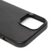 Чехол-накладка для Apple iPhone 12 Pro Max (черный) ORG SM002 экокожа SafeMag