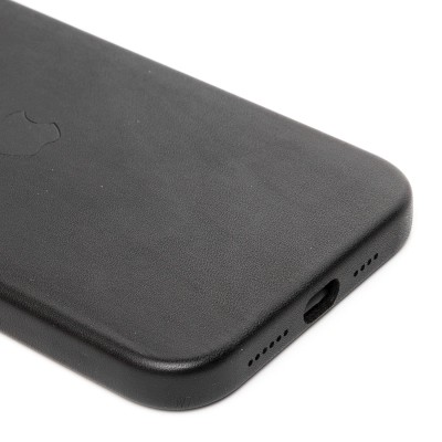 Чехол-накладка для Apple iPhone 12 Pro Max (черный) ORG SM002 экокожа SafeMag