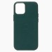 Чехол-накладка для Apple iPhone 12/iPhone 12 Pro (темно-зеленый) ORG SM002 экокожа SafeMag