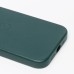 Чехол-накладка для Apple iPhone 12/iPhone 12 Pro (темно-зеленый) ORG SM002 экокожа SafeMag