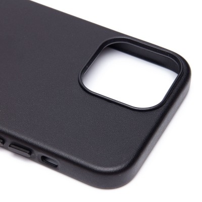 Чехол-накладка для Apple iPhone 13 Pro Max (черный) ORG SM002 экокожа SafeMag