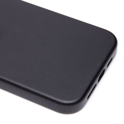 Чехол-накладка для Apple iPhone 13 Pro Max (черный) ORG SM002 экокожа SafeMag