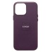 Чехол-накладка для Apple iPhone 13 Pro Max (багровый) ORG SM002 экокожа SafeMag