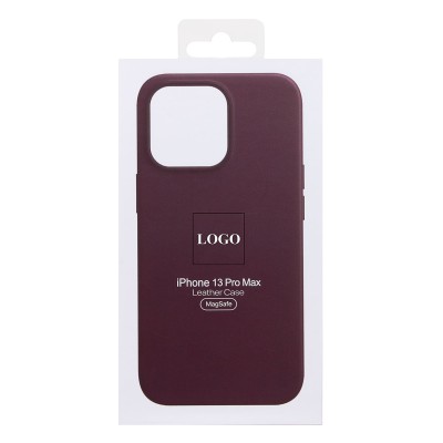 Чехол-накладка для Apple iPhone 13 Pro Max (багровый) ORG SM002 экокожа SafeMag Чехол-накладка для Apple iPhone 13 Pro Max (багровый) ORG SM002 экокожа SafeMag