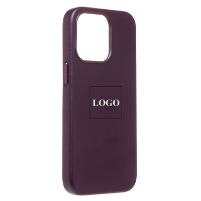 Чехол-накладка для Apple iPhone 13 Pro (багровый) ORG SM002 экокожа SafeMag