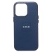 Чехол-накладка для Apple iPhone 13 Pro (тихоокеанский синий) ORG SM002 экокожа SafeMag