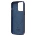 Чехол-накладка для Apple iPhone 13 Pro (тихоокеанский синий) ORG SM002 экокожа SafeMag