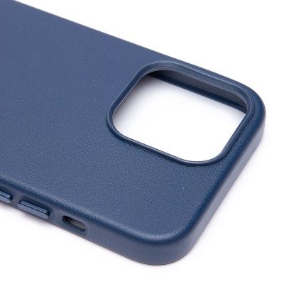 Чехол-накладка для Apple iPhone 13 Pro (тихоокеанский синий) ORG SM002 экокожа SafeMag