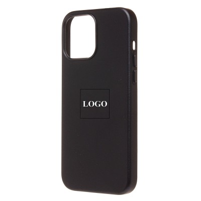 Чехол-накладка для Apple iPhone 14 Pro Max (черный) ORG SM002 экокожа SafeMag