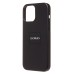 Чехол-накладка для Apple iPhone 14 Pro Max (черный) ORG SM002 экокожа SafeMag