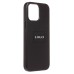 Чехол-накладка для Apple iPhone 14 Pro Max (черный) ORG SM002 экокожа SafeMag