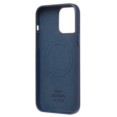 Чехол-накладка для Apple iPhone 14 Pro Max (тихоокеанский синий) ORG SM002 экокожа SafeMag Чехол-накладка для Apple iPhone 14 Pro Max (тихоокеанский синий) ORG SM002 экокожа SafeMag