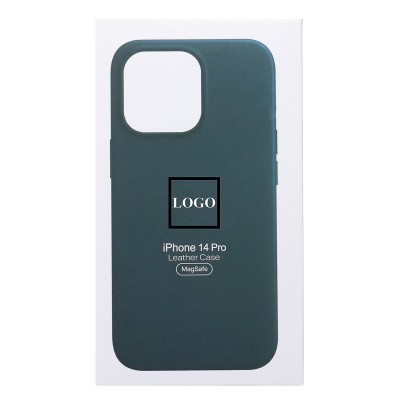 Чехол-накладка для Apple iPhone 14 Pro (тихоокеанский синий) ORG SM002 экокожа SafeMag