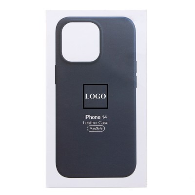 Чехол-накладка для Apple iPhone 14 (тихоокеанский синий) ORG SM002 экокожа SafeMag