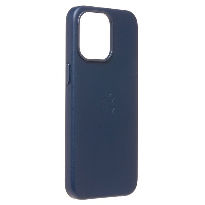 Чехол-накладка для Apple iPhone 15 Pro Max (тихоокеанский синий) ORG SM002 экокожа SafeMag