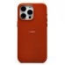 Чехол-накладка для Apple iPhone 15 Pro Max (серо-коричневый) ORG SM002 экокожа SafeMag