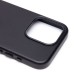 Чехол-накладка для Apple iPhone 15 Pro (черный) ORG SM002 экокожа SafeMag