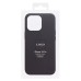 Чехол-накладка для Apple iPhone 15 Pro (черный) ORG SM002 экокожа SafeMag