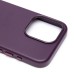 Чехол-накладка для Apple iPhone 15 Pro (багровый) ORG SM002 экокожа SafeMag
