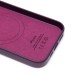 Чехол-накладка для Apple iPhone 15 Pro (багровый) ORG SM002 экокожа SafeMag